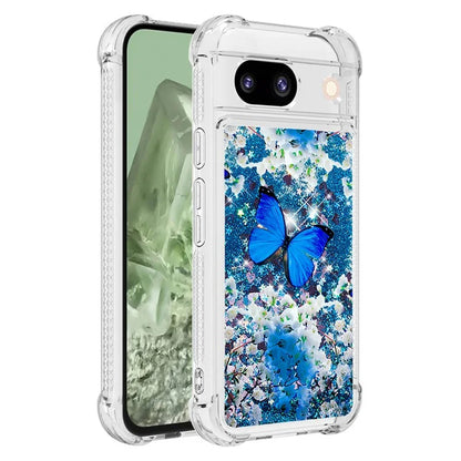 YB Quicksand Series-2 for Google Pixel 8a Case Pattern TPU Floating Sparkle Phone Cover