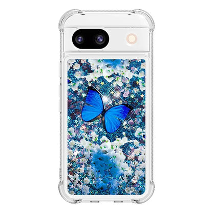 YB Quicksand Series-2 for Google Pixel 8a Case Pattern TPU Floating Sparkle Phone Cover