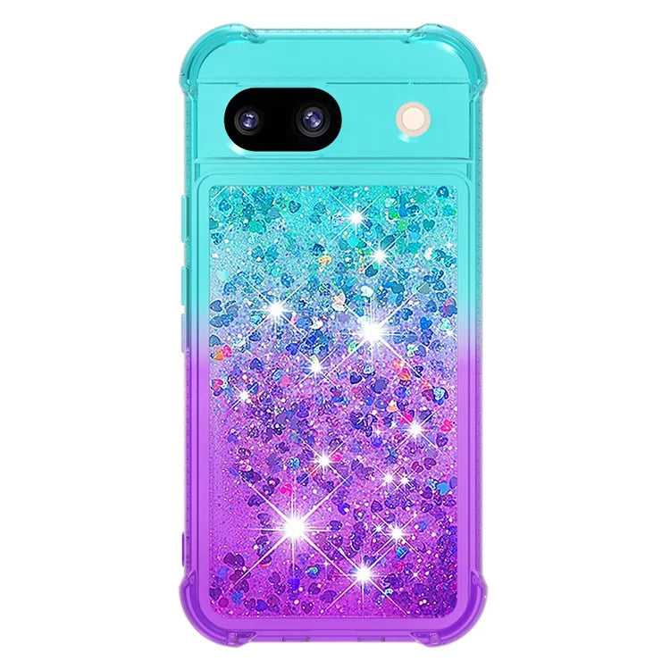 YB Quicksand Series-3 for Google Pixel 8a Case Gradient Flowing Liquid Phone Cover