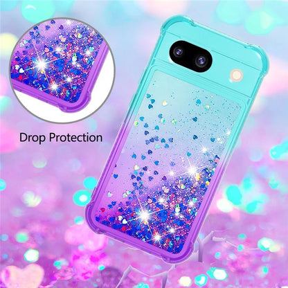 YB Quicksand Series-3 for Google Pixel 8a Case Gradient Flowing Liquid Phone Cover