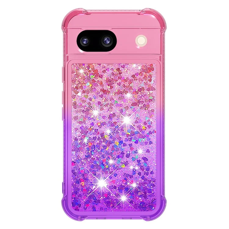 YB Quicksand Series-3 for Google Pixel 8a Case Gradient Flowing Liquid Phone Cover