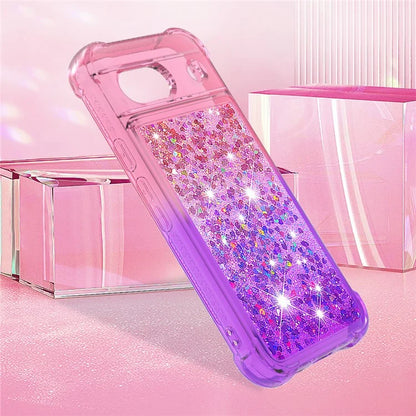YB Quicksand Series-3 for Google Pixel 8a Case Gradient Flowing Liquid Phone Cover