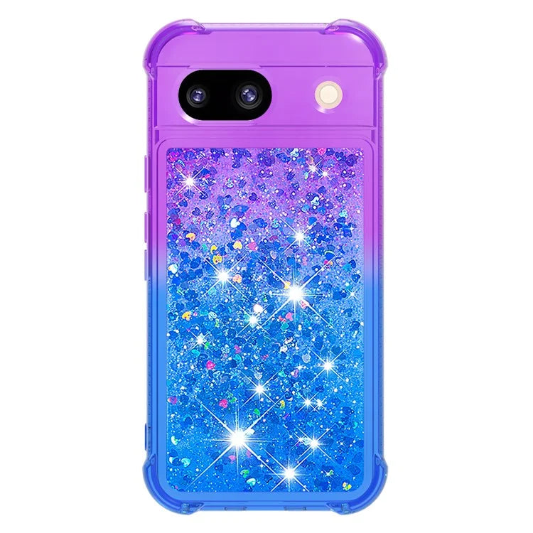 YB Quicksand Series-3 for Google Pixel 8a Case Gradient Flowing Liquid Phone Cover