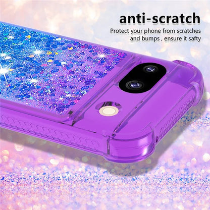 YB Quicksand Series-3 for Google Pixel 8a Case Gradient Flowing Liquid Phone Cover