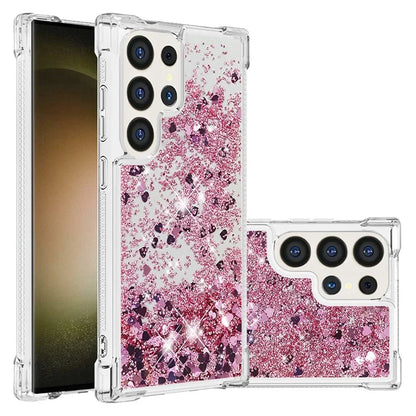 YB Quicksand Series-1 for Samsung Galaxy S24 Ultra Case Shockproof TPU Floating Moving Cover