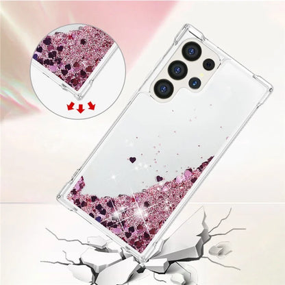 YB Quicksand Series-1 for Samsung Galaxy S24 Ultra Case Shockproof TPU Floating Moving Cover