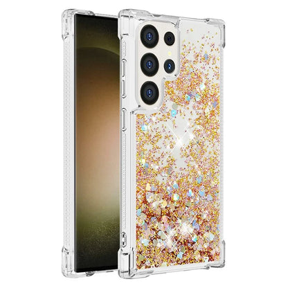 YB Quicksand Series-1 for Samsung Galaxy S24 Ultra Case Shockproof TPU Floating Moving Cover