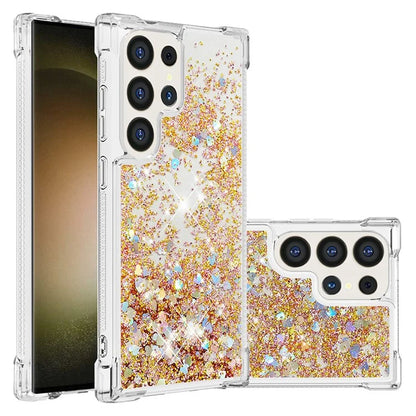 YB Quicksand Series-1 for Samsung Galaxy S24 Ultra Case Shockproof TPU Floating Moving Cover