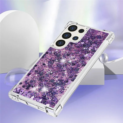 YB Quicksand Series-1 for Samsung Galaxy S24 Ultra Case Shockproof TPU Floating Moving Cover