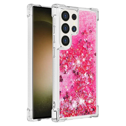 YB Quicksand Series-1 for Samsung Galaxy S24 Ultra Case Shockproof TPU Floating Moving Cover