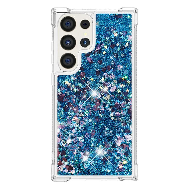 YB Quicksand Series-1 for Samsung Galaxy S24 Ultra Case Shockproof TPU Floating Moving Cover