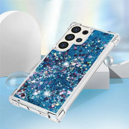YB Quicksand Series-1 for Samsung Galaxy S24 Ultra Case Shockproof TPU Floating Moving Cover