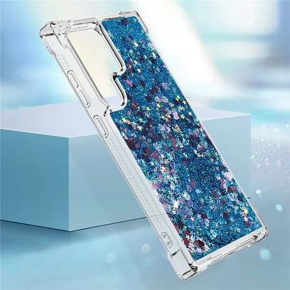 YB Quicksand Series-1 for Samsung Galaxy S24 Ultra Case Shockproof TPU Floating Moving Cover