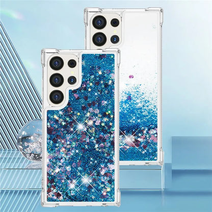 YB Quicksand Series-1 for Samsung Galaxy S24 Ultra Case Shockproof TPU Floating Moving Cover