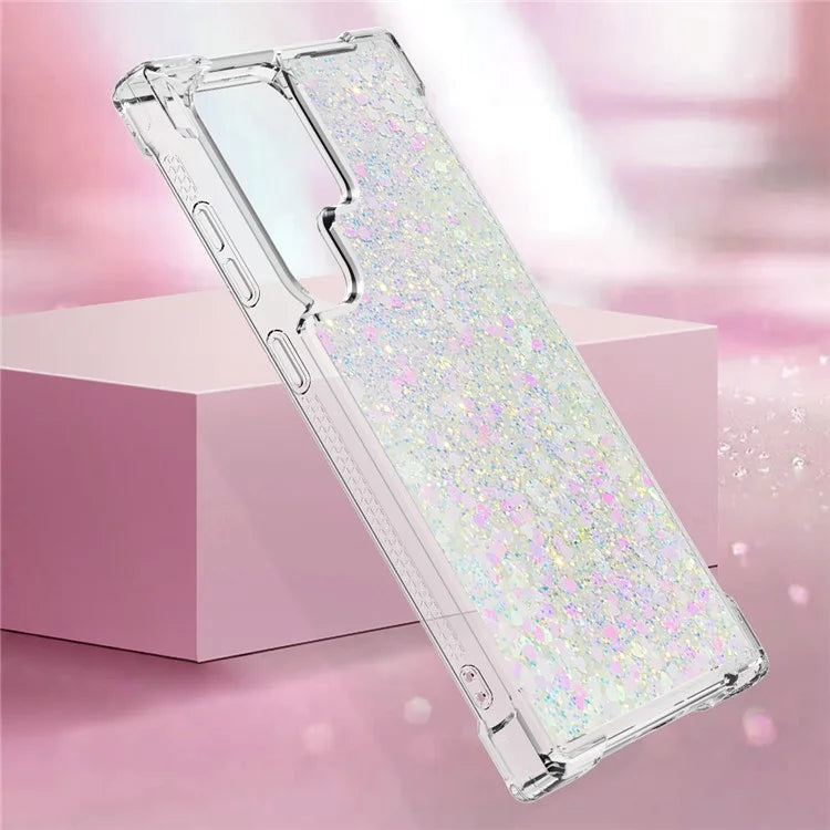 YB Quicksand Series-1 for Samsung Galaxy S24 Ultra Case Shockproof TPU Floating Moving Cover