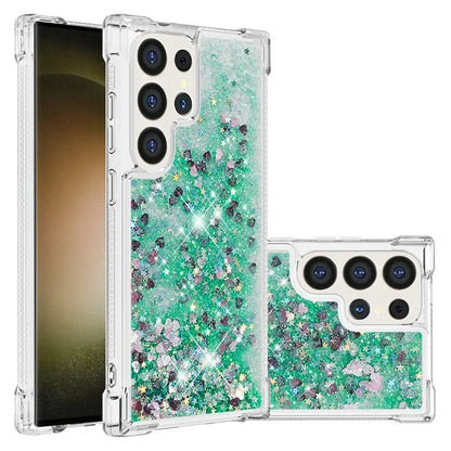YB Quicksand Series-1 for Samsung Galaxy S24 Ultra Case Shockproof TPU Floating Moving Cover