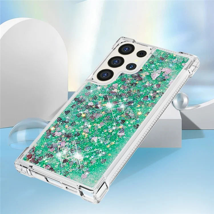 YB Quicksand Series-1 for Samsung Galaxy S24 Ultra Case Shockproof TPU Floating Moving Cover