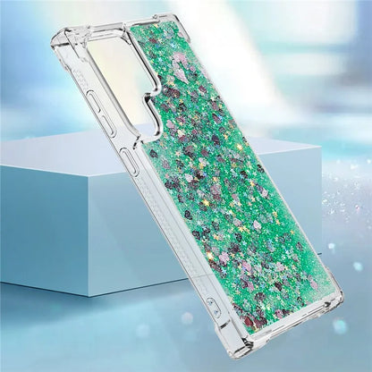 YB Quicksand Series-1 for Samsung Galaxy S24 Ultra Case Shockproof TPU Floating Moving Cover
