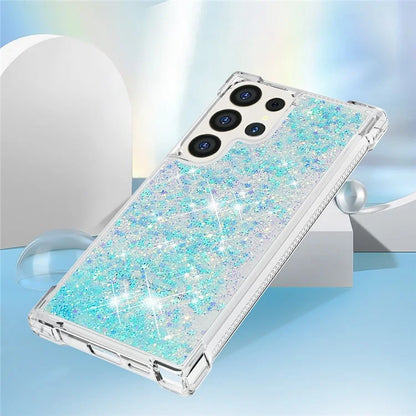 YB Quicksand Series-1 for Samsung Galaxy S24 Ultra Case Shockproof TPU Floating Moving Cover