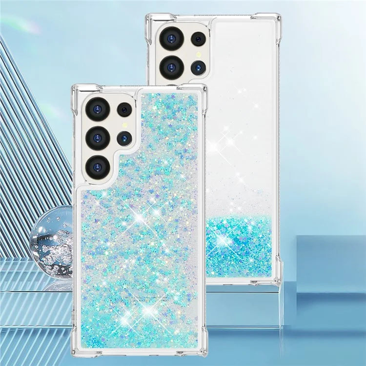 YB Quicksand Series-1 for Samsung Galaxy S24 Ultra Case Shockproof TPU Floating Moving Cover