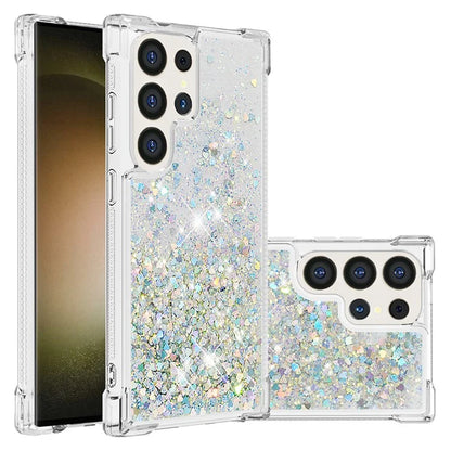 YB Quicksand Series-1 for Samsung Galaxy S24 Ultra Case Shockproof TPU Floating Moving Cover