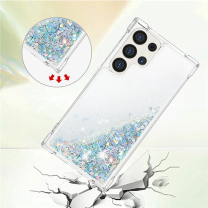 YB Quicksand Series-1 for Samsung Galaxy S24 Ultra Case Shockproof TPU Floating Moving Cover