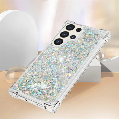 YB Quicksand Series-1 for Samsung Galaxy S24 Ultra Case Shockproof TPU Floating Moving Cover