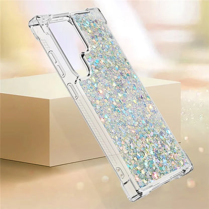 YB Quicksand Series-1 for Samsung Galaxy S24 Ultra Case Shockproof TPU Floating Moving Cover