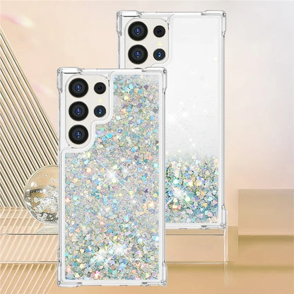 YB Quicksand Series-1 for Samsung Galaxy S24 Ultra Case Shockproof TPU Floating Moving Cover