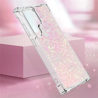 YB Quicksand Series-1 for Samsung Galaxy S24 Ultra Case Shockproof TPU Floating Moving Cover