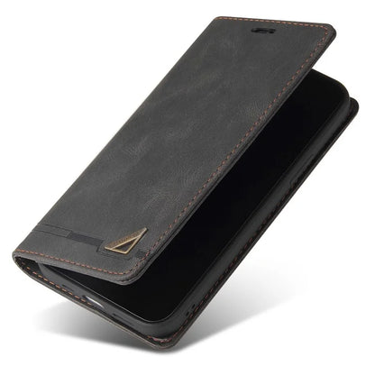 GQ.UTROBE 008 Series For Xiaomi 14 Pro Case Folio Flip Cell Phone Leather Cover