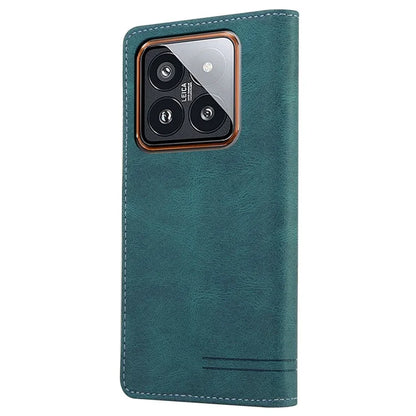 GQ.UTROBE 008 Series For Xiaomi 14 Pro Case Folio Flip Cell Phone Leather Cover
