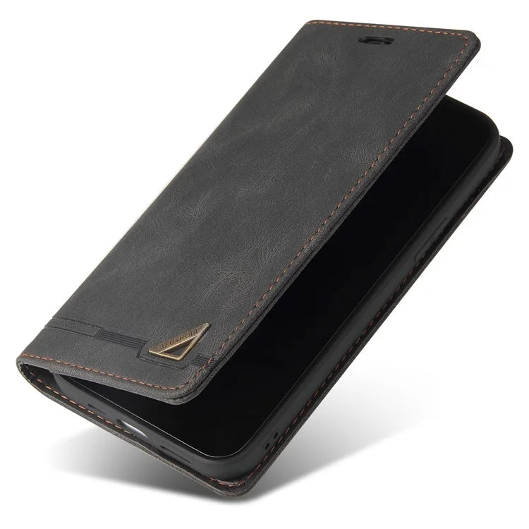 GQ.UTROBE 008 Series For Xiaomi 14 Case RFID Blocking PU Leather + TPU Flip Cover