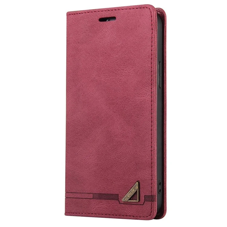 GQ.UTROBE 008 Series For Xiaomi 14 Case RFID Blocking PU Leather + TPU Flip Cover