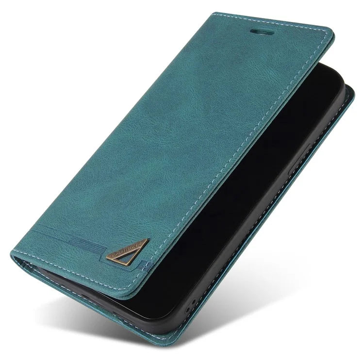 GQ.UTROBE 008 Series For Xiaomi 14 Case RFID Blocking PU Leather + TPU Flip Cover