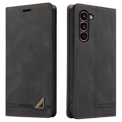 GQ.UTROBE 008 Series For Samsung Galaxy S24+ Case RFID Blocking PU Leather + TPU Skin-touch Cover