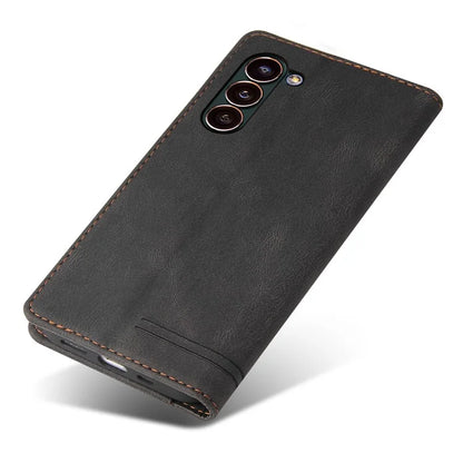 GQ.UTROBE 008 Series For Samsung Galaxy S24+ Case RFID Blocking PU Leather + TPU Skin-touch Cover