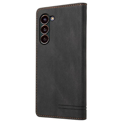 GQ.UTROBE 008 Series For Samsung Galaxy S24+ Case RFID Blocking PU Leather + TPU Skin-touch Cover