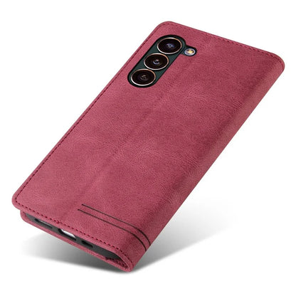 GQ.UTROBE 008 Series For Samsung Galaxy S24+ Case RFID Blocking PU Leather + TPU Skin-touch Cover
