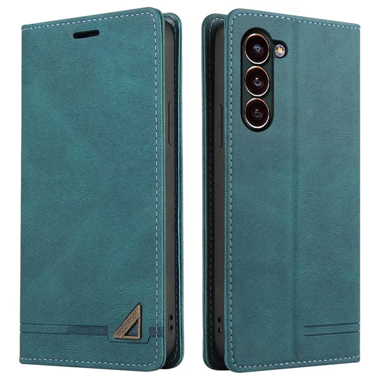 GQ.UTROBE 008 Series For Samsung Galaxy S24+ Case RFID Blocking PU Leather + TPU Skin-touch Cover