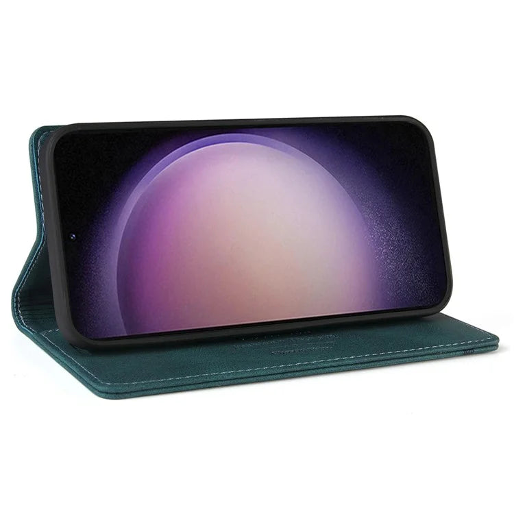 GQ.UTROBE 008 Series For Samsung Galaxy S24+ Case RFID Blocking PU Leather + TPU Skin-touch Cover