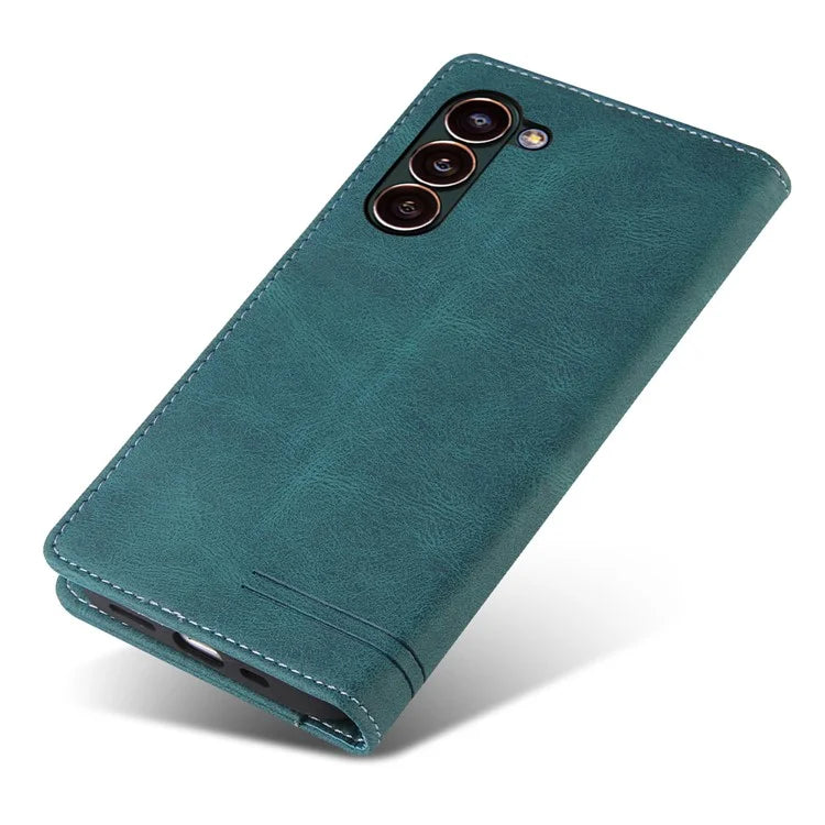 GQ.UTROBE 008 Series For Samsung Galaxy S24+ Case RFID Blocking PU Leather + TPU Skin-touch Cover