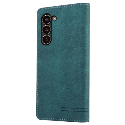 GQ.UTROBE 008 Series For Samsung Galaxy S24+ Case RFID Blocking PU Leather + TPU Skin-touch Cover