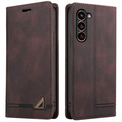 GQ.UTROBE 008 Series For Samsung Galaxy S24+ Case RFID Blocking PU Leather + TPU Skin-touch Cover