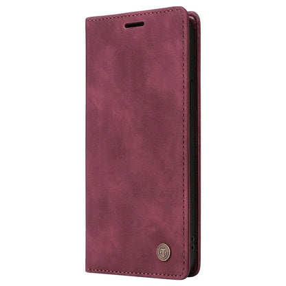 006 Series For Samsung Galaxy S24 Ultra Case PU Leather Folding Stand Cover with Suction Cups Closure