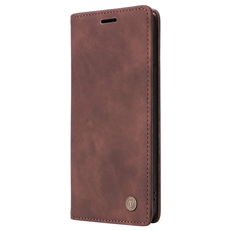 006 Series For Samsung Galaxy S24+ Case Phone Wallet PU Leather Cover with Suction Cups Closure