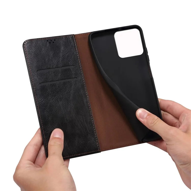 For Xiaomi 14 Pro PU Leather Crazy Horse Phone Case Stand Wallet Mobile Phone Cover