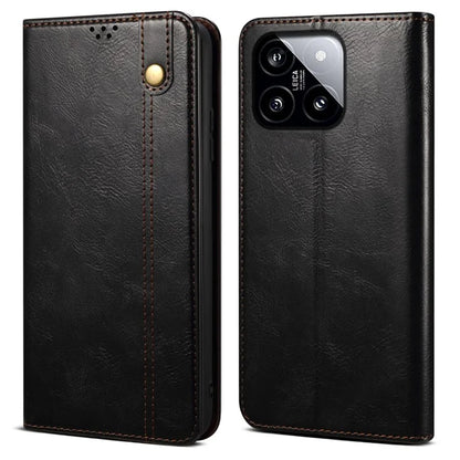 For Xiaomi 14 Case Anti-Scratch Phone Cover Stand Wallet PU Leather Phone Shell
