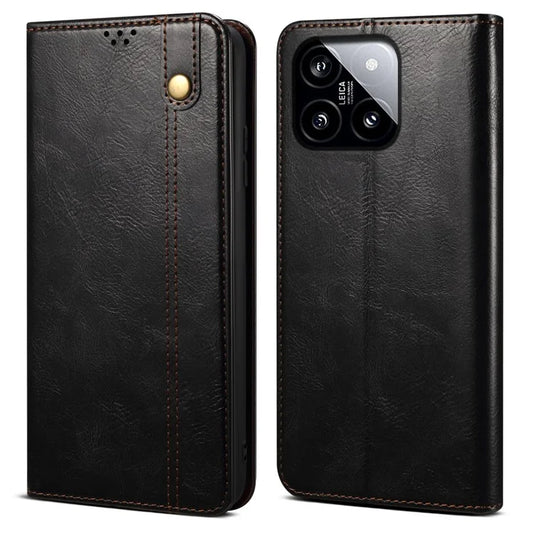 For Xiaomi 14 Case Anti-Scratch Phone Cover Stand Wallet PU Leather Phone Shell