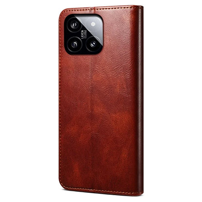 For Xiaomi 14 Case Anti-Scratch Phone Cover Stand Wallet PU Leather Phone Shell